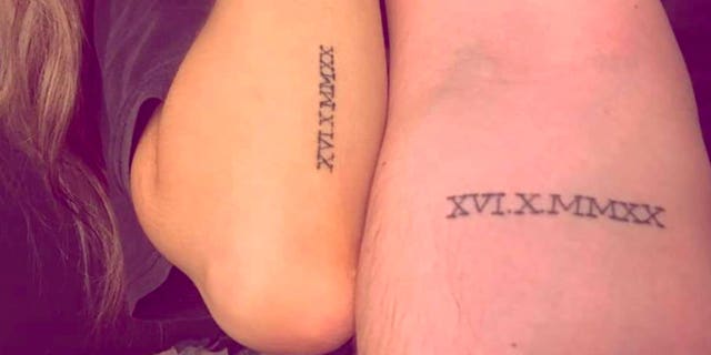 "Francis and I often make spur of the moment decisions – we're quite spontaneous – so we decided to go for it and get matching tattoos.