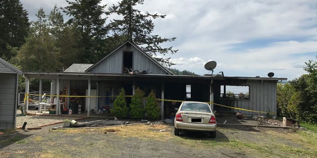 Investigators said evidence of homicide and arson were found inside the home after the fire was put out.