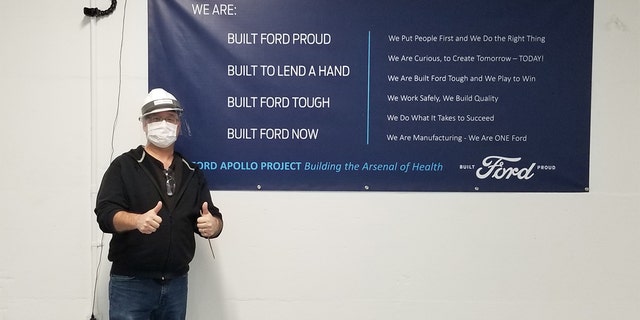 Terry Bowman at the Ford Rawsonville plant in Michigan.
