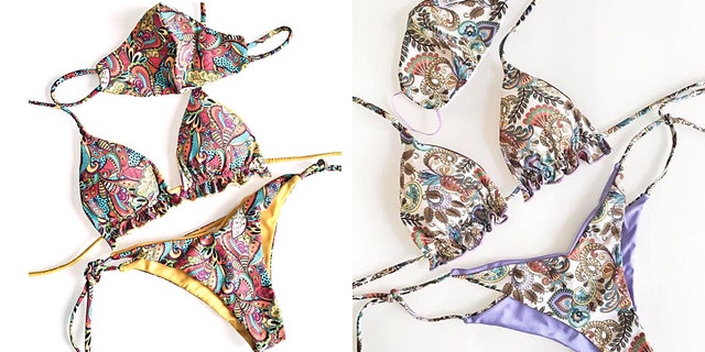 The "trikini" was launched by Italian designer Tiziana Scaramuzzo.