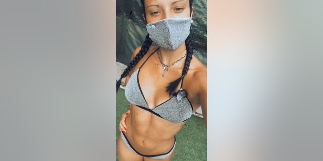 Scaramuzzo posted photos of her mask creations on her business' social media pages, where they received positive feedback, she said, thus birthing the “trikini” idea