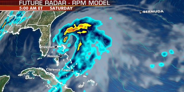 The system may bring heavy rain to parts of Florida and the Bahamas by the weekend.
