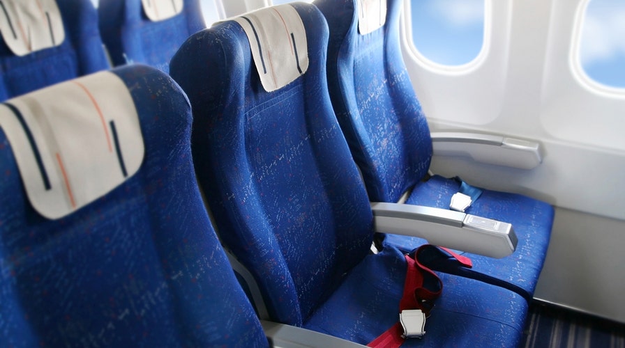 How are plane seats disinfected?