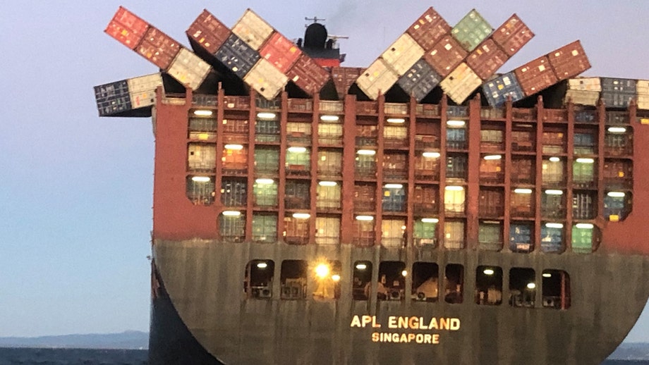 Cargo ship loses 'about 40 containers' in rough seas off Australia, surgical masks begin washing ashore