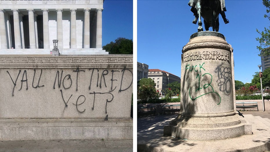 Famed DC Monuments Defaced After Night Of Protests | Fox News