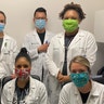 Attached are a few of the many staff members at Hillcrest Hospital working many hours to help save lives........