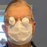 I went out today with a mask and had difficulties because my glasses fogged up. I had a friend suggest that I use some shaving cream. Wow, I just tried it and it worked great, NO FOG! # - Too much time at home.
