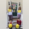 Old Saybrook CT Police Dept. recently sponsored a contest for residents to “Dress Up Their Doors” to show appreciation for all the essential workers and those on the front lines during COVID 19. Here is our submission inspired by Disney’s UP. The Lombardi Family Old Saybrook, CT