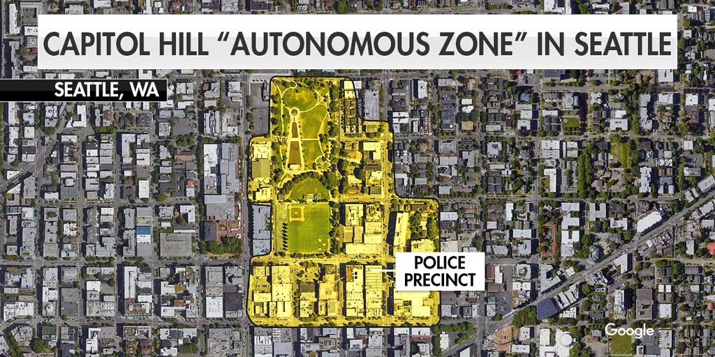 chaz seattle on a map Seattle Autonomous Zone Leader Denies Acting Like Warlord In chaz seattle on a map