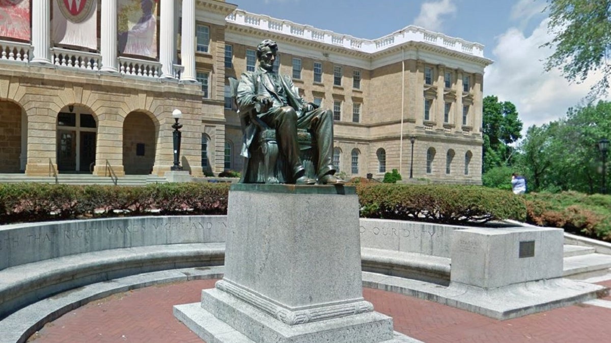 Some students at the University of Wisconsin-Madison are calling for a statue of Abraham Lincoln on campus to be removed.