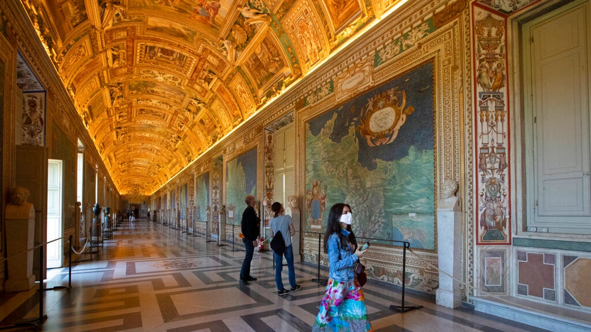  The Vatican Museums reopened Monday to visitors after three months of shutdown following COVID-19 containment measures.