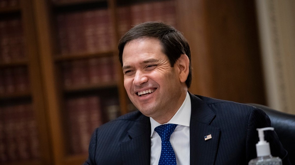 Senate Intelligence Committee Chairman Sen. Marco Rubio, R-Fla., speaks during a Senate Small Business and Entrepreneurship hearing to examine implementation of Title I of the CARES Act. Rubio is asking the Pentagon to compile data on UFOs and submit the findings in an unclassified report. (Al Drago/Pool via AP)