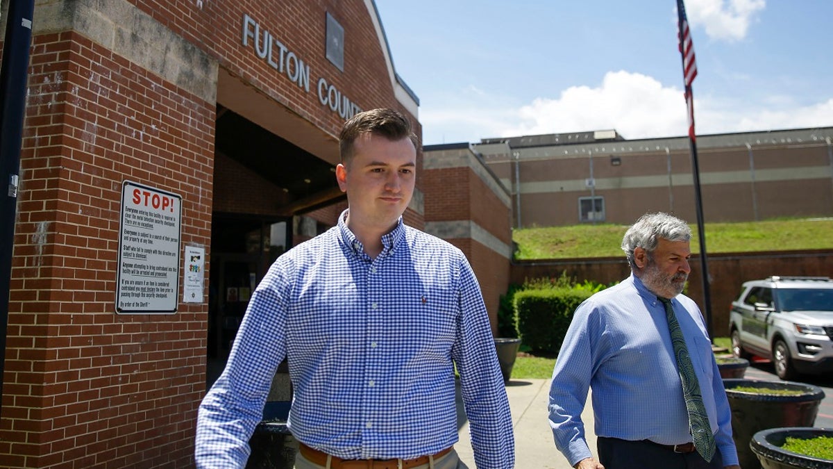 Atlanta Police officer Devin Brosnan walks out following his release from the Fulton County Jail on Thursday last week in Atlanta. Authorities have charged him with four counts, including aggravated assault in the shooting death of Rayshard Brooks. The Fulton County District Attorney said Brosnan stood on Brooks' shoulder as he struggled for his life. (AP Photo/Brynn Anderson)