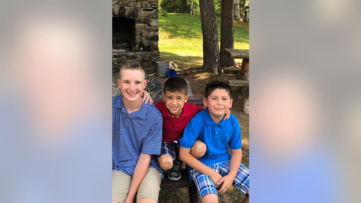 The Batura boys: Riley, 14; Alex, 8; and Will, 9.