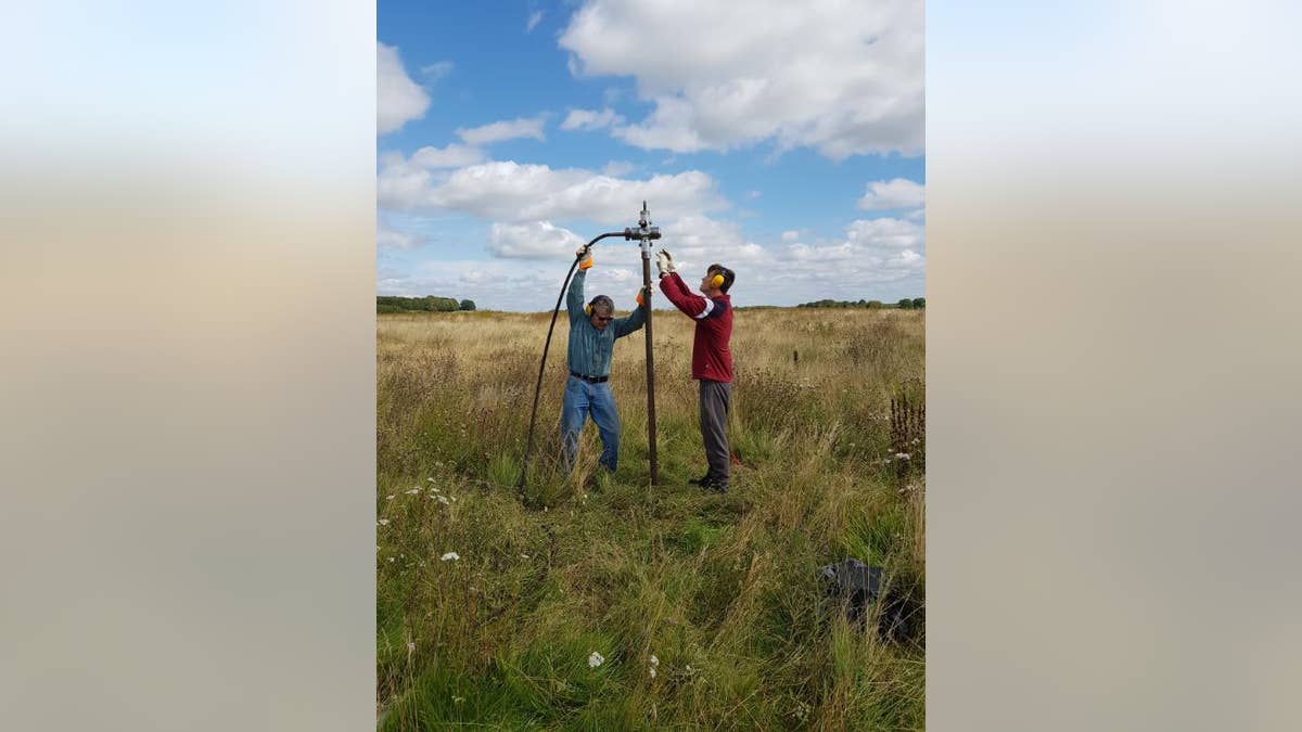 Experts led by the University of Bradford discovered the underground structures. (University of Bradford)