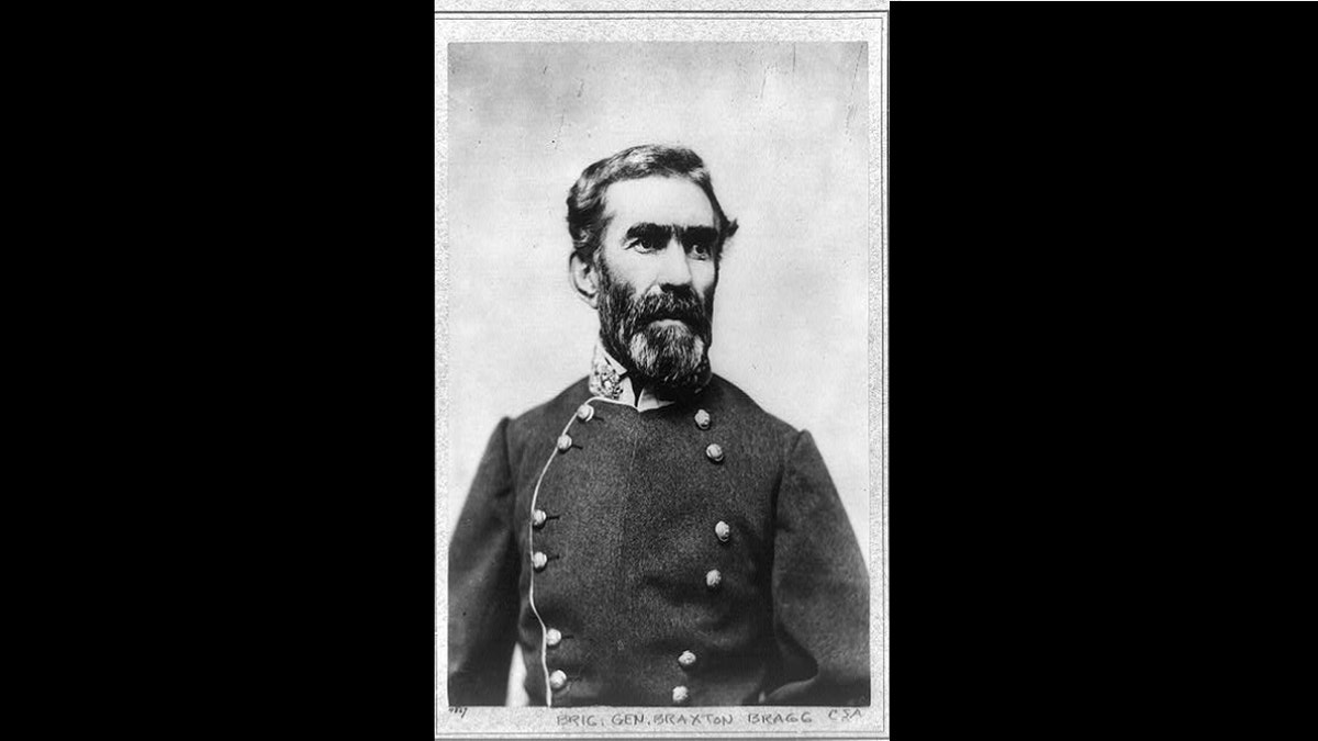 A photo of Confederate Gen. Braxton Bragg. (Library of Congress)