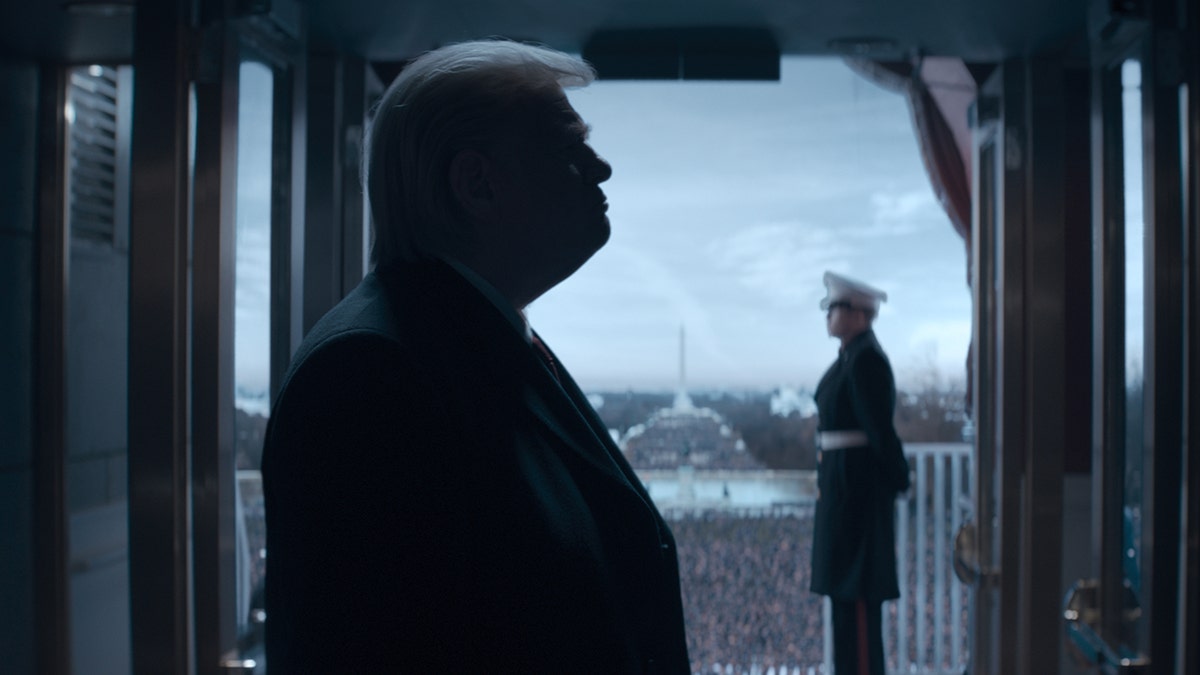 Brendan Gleeson as President Donald J. Trump in 'The Comey Rule.'