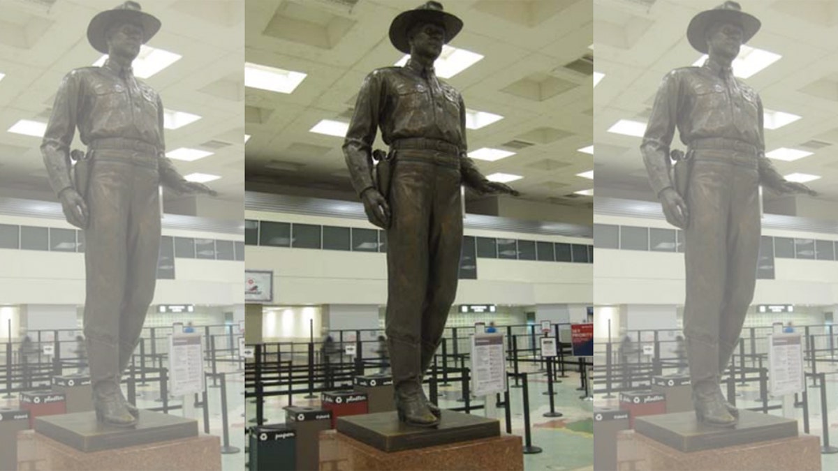 Texas Ranger Statue Removed From Dallas Love Field