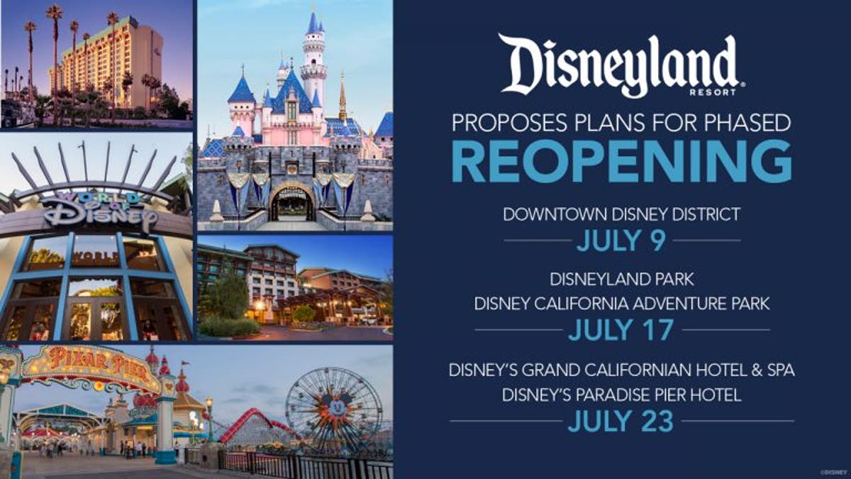 Disneyland Resort first outlined its official plans for phased reopening on Wednesday.