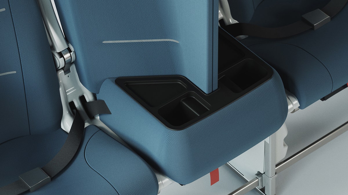 The design is called Interspace Lite, made by?Safran in partnership with Universal Movement.