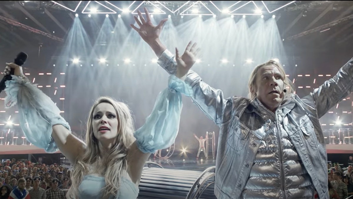 Rachel McAdams (left) and Will Ferrell in 'Eurovision Song Contest: The Story of Fire Saga.'