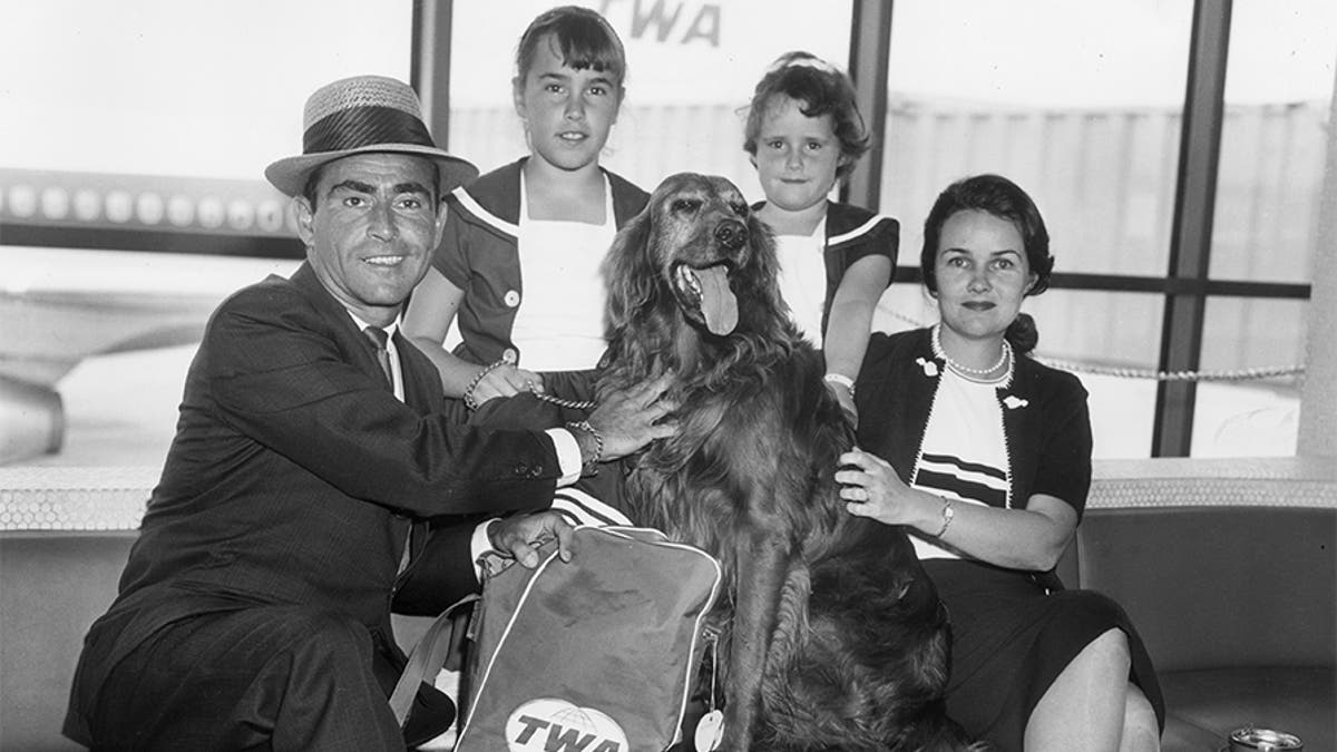 Rod Serling and his family, circa 1962.