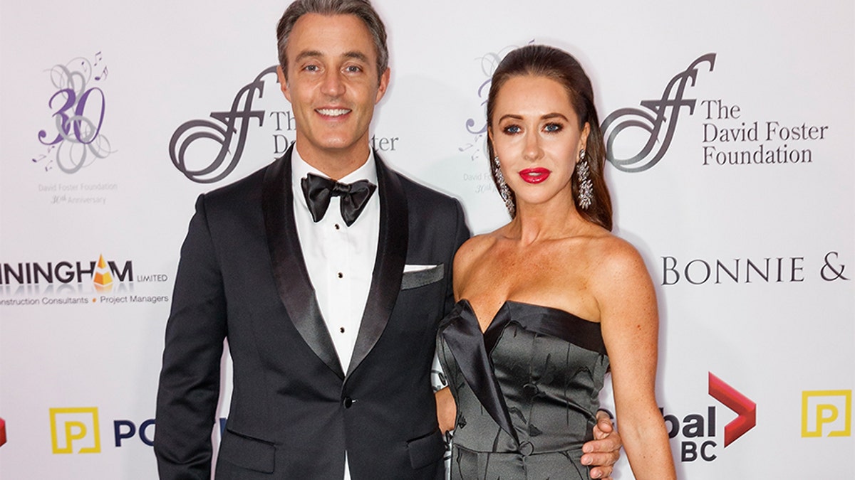 Ben Mulroney and Jessica Mulroney arrive for the David Foster Foundation Gala at Rogers Arena on Oct. 21, 2017, in Vancouver, Canada. 