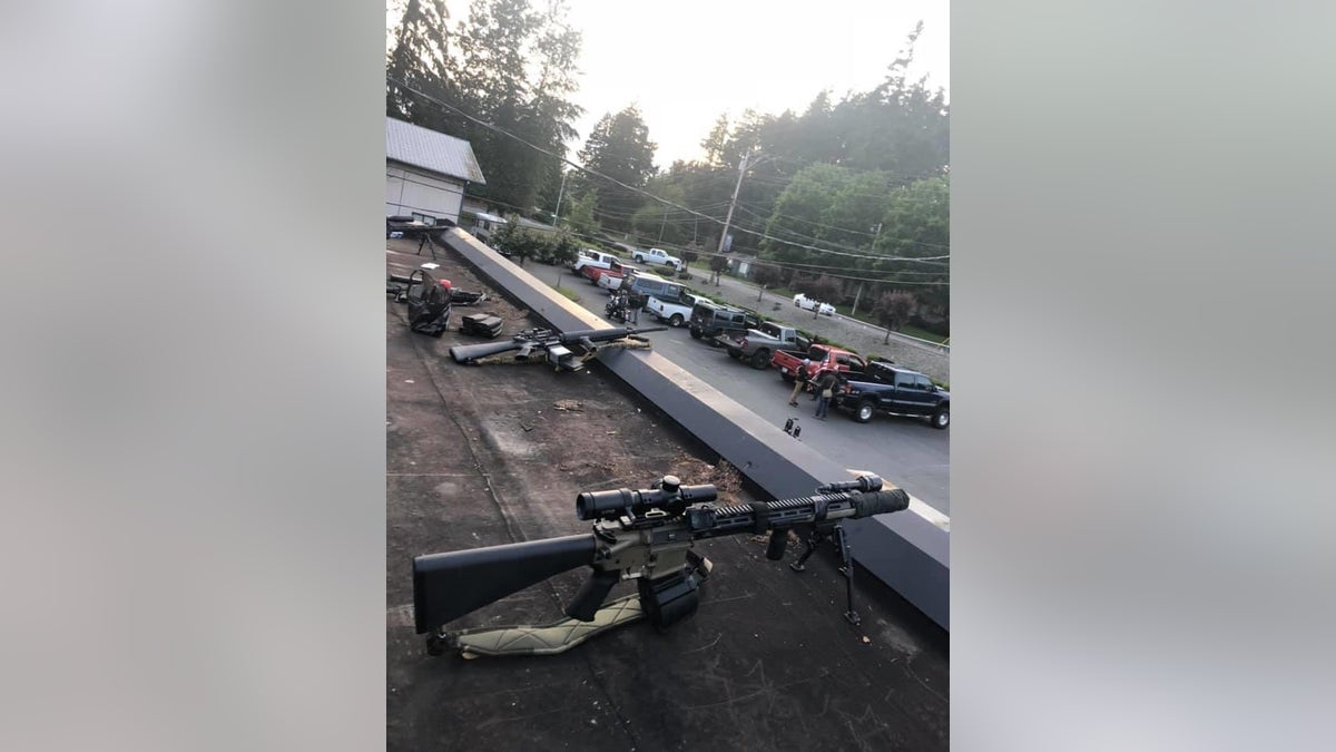 Melissa Denny, owner of Pistol Annies gun store in Bonney Lake, WA said she received "tremendous" support from her community in safeguarding her store over the past 12 days.
