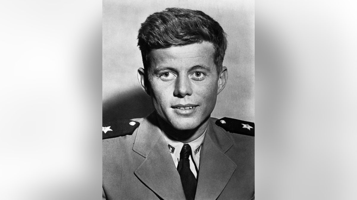 John Kennedy served as a junior grade lieutenant in the Navy during World War Two, commanding the torpedo boat PT-109. When a Japanese destroyer rammed the PT-109 in 1943, Kennedy managed to save himself and rescue another wounded crew member.
