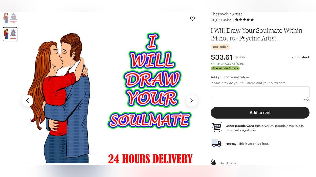 The psychic’s drawings have become something of a trend in recent months, with TikTokkers fronting the cost to then detail their experience later on the video-sharing platform.