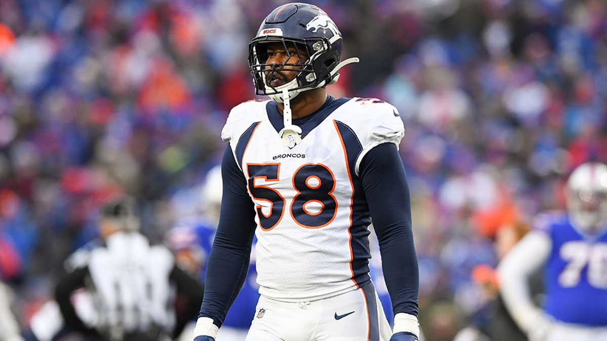 Denver Broncos defensive star Von Miller was the MVP of Super Bowl 50. (Reuters)