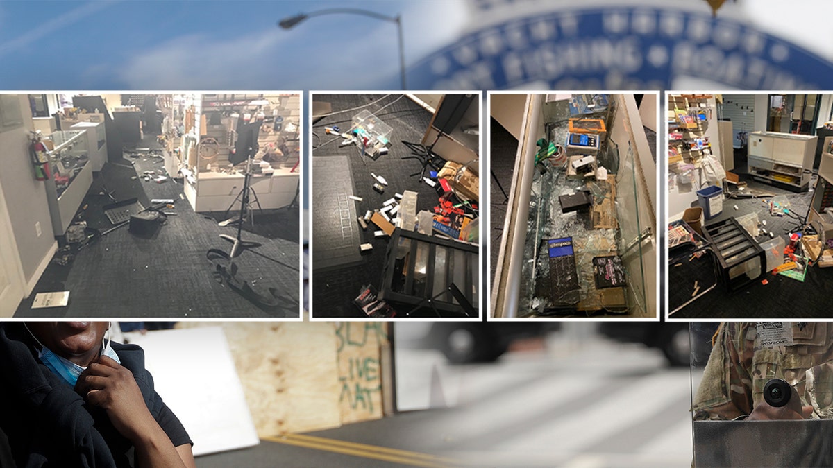 Santa Monica merchants survey what's left after looting - Los