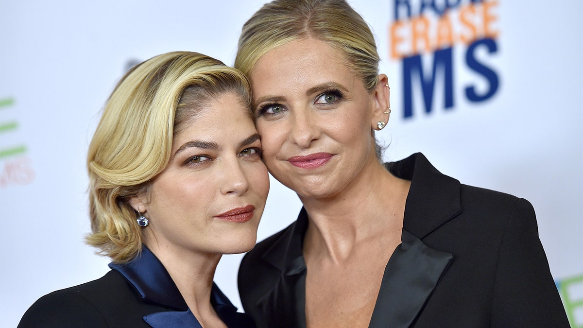 Selma Blair and Sarah Michelle Gellar attend the 26th Annual Race to Erase MS Gala