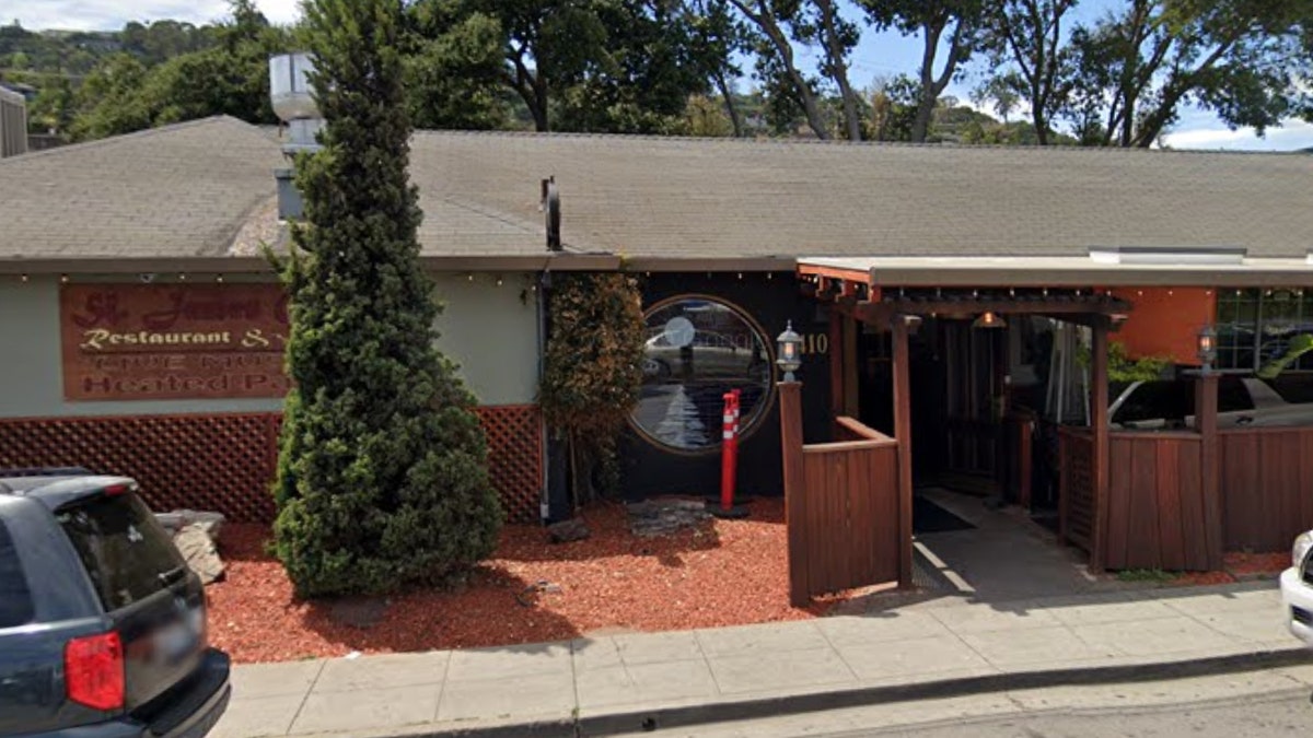 The incident reportedly occurred on June 19 at the St. James Gate bar and restaurant in Belmont, Calif., pictured.