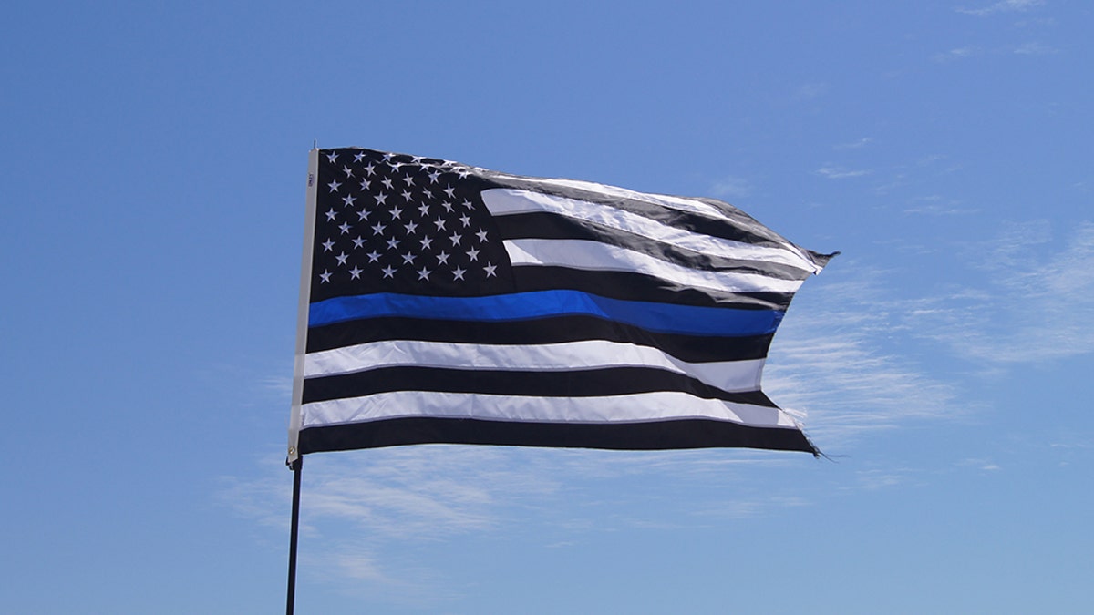 Thin Blue Line Flag