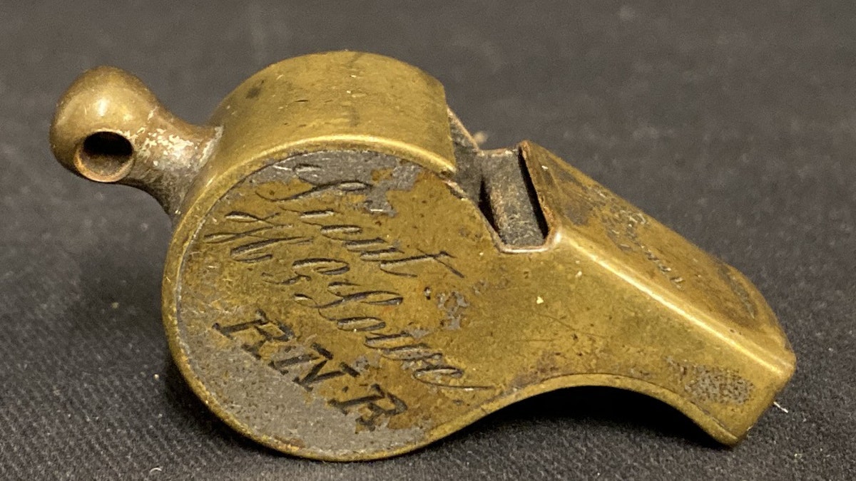 The whistle belonged to Harold Lowe, a fifth officer on the Titanic.