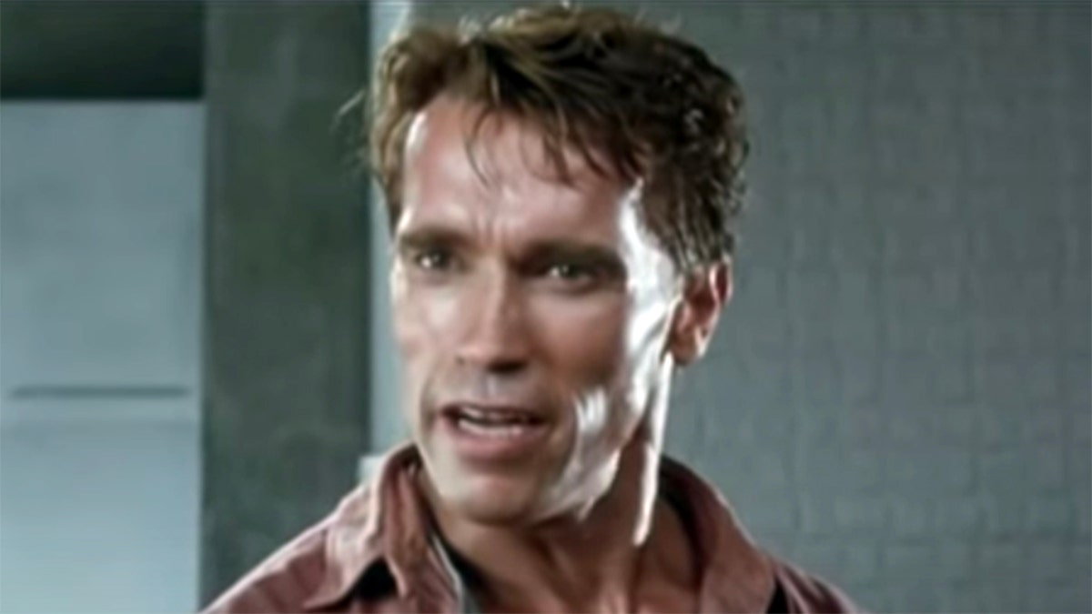 Arnold Schwarzenegger appears in 'Total Recall.'