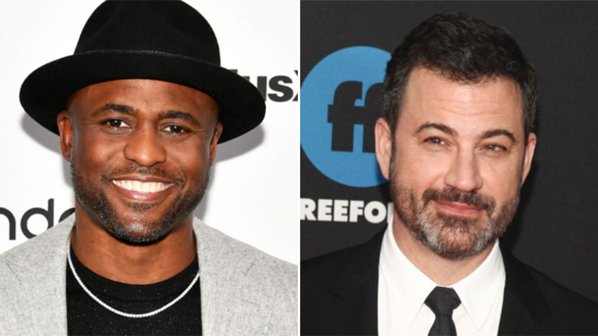 Wayne Brady (L) and Jimmy Kimmel (R)