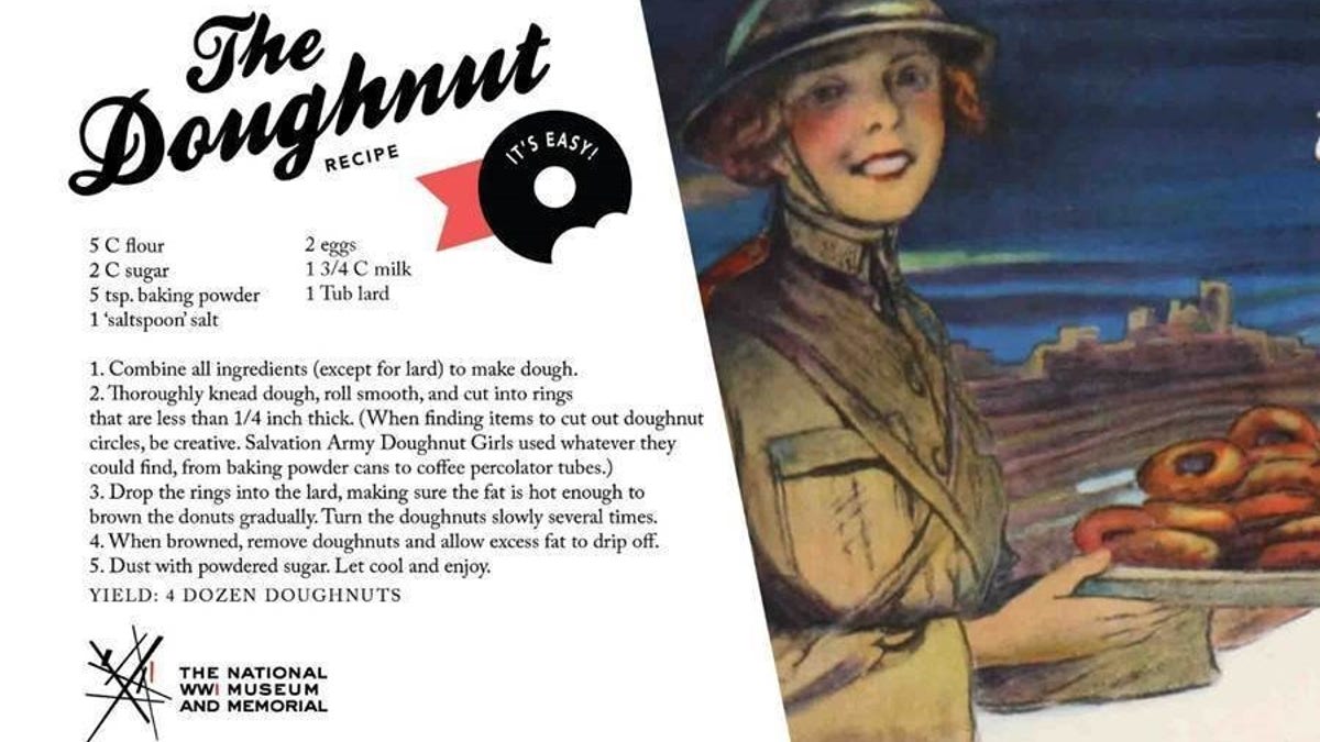 “The original doughnut wasn’t at sweet as we have it today, and it wasn’t glazed as it was made to conserve time and energy,” Lora Vogt said.