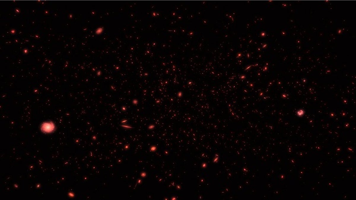 New results from the NASA/ESA Hubble Space Telescope suggest the formation of the first stars and galaxies in the early Universe took place sooner than previously thought. A European team of astronomers have found no evidence of the first generation of stars, known as Population III stars, when the Universe was less than one billion years old. This artist’s impression presents the early Universe. (Credit: ESA/Hubble, M. Kornmesser, CC BY 4.0)