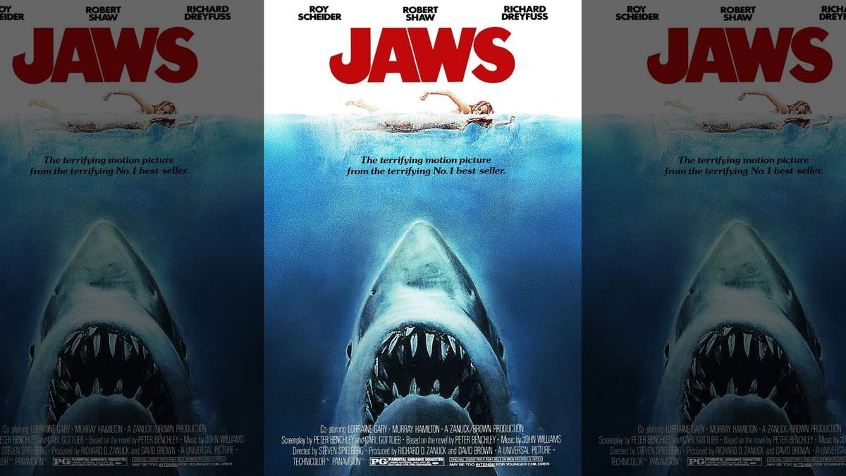 Jaws movie poster 50th anniversary