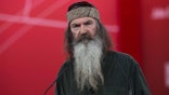 Phil Robertson of television show Duck Dynasty speaks at the annual Conservative Political Action Conference (CPAC) at National Harbor, Maryland, outside Washington, DC on February 27, 2015. AFP PHOTO/NICHOLAS KAMM (Photo credit should read NICHOLAS KAMM/AFP via Getty Images)