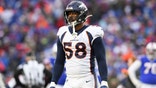 Nov 24, 2019; Orchard Park, NY, USA; Denver Broncos outside linebacker Von Miller (58) walks to the sidelines at the end of the third quarter against the Buffalo Bills at New Era Field. Mandatory Credit: Rich Barnes-USA TODAY Sports - 13720544