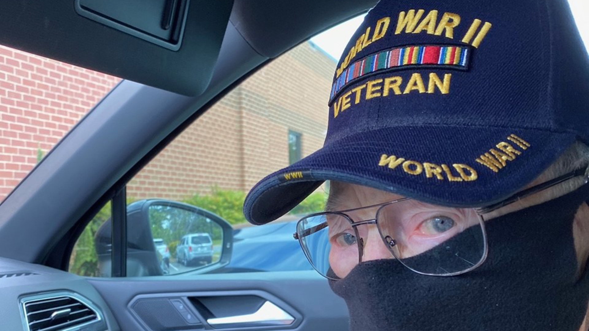 WWII Vet, Alan E Frey former Hell’s Angel of 303rd bomb group Celebrating Flag Day