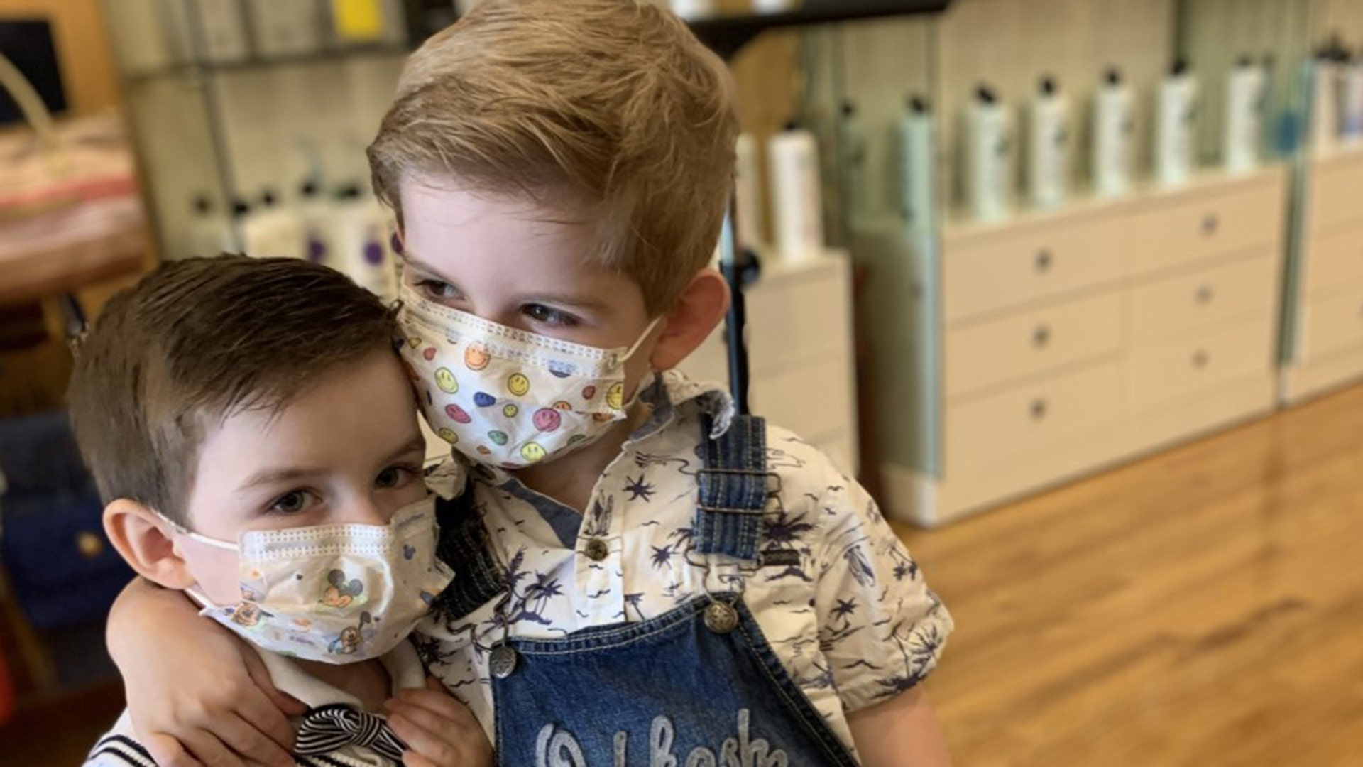 Life after quarantine #newhaircut #brothers