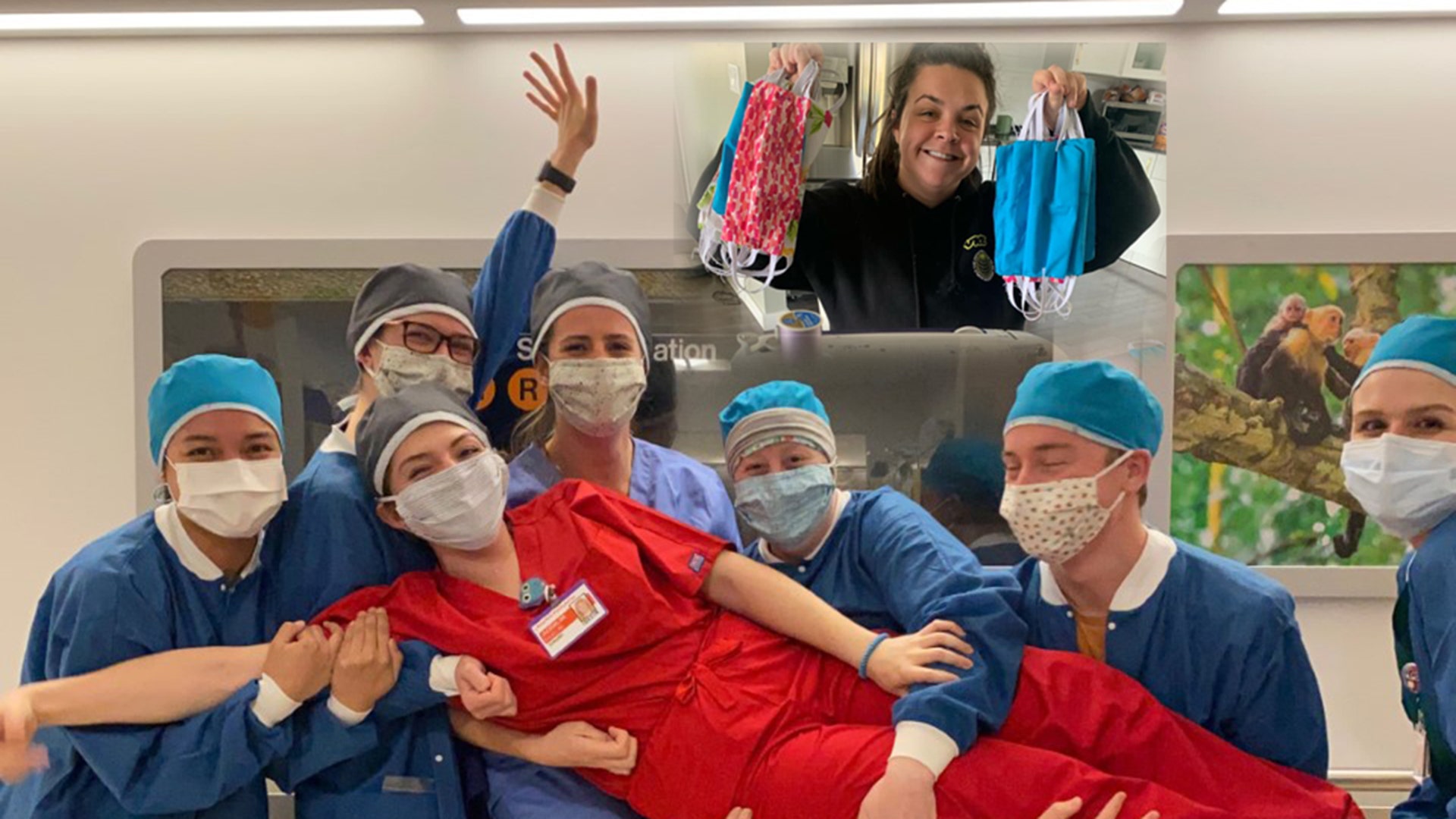 Front Line Sewing AngelsI was just a MOM trying to make a difference on the front lines for my daughter who had no PPE. Now 35,000 masks later, with teams of MOMs sewing around the clock we are working with battered women's shelters, homeless shelters and now hearing disabled (making masks with see through mouths). After 10 weeks we are still going strong A mothers passion became my grassroots effort to help out -