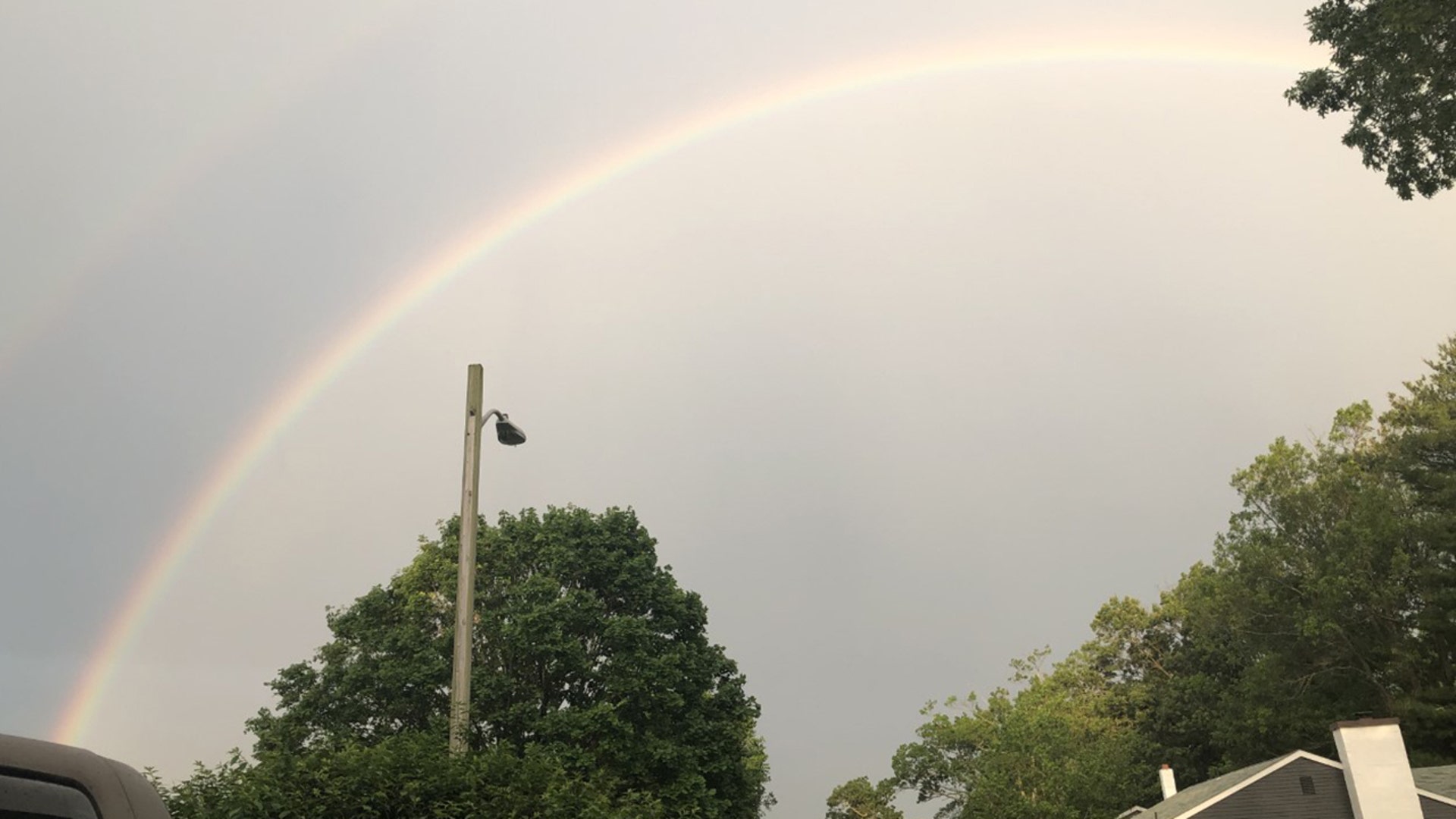 Millville New jersey had a beautiful rainbow to cheer everyone up during these times !!! Cydney Taylor