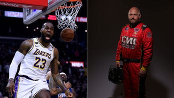 LeBron James dunks on NASCAR driver Ray Ciccarelli, who said he'd quit over Confederate flag ban