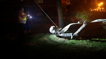 DC protesters pull down, burn statue of Confederate general