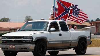 Confederate flags seen flying outside postponed NASCAR race at Talladega